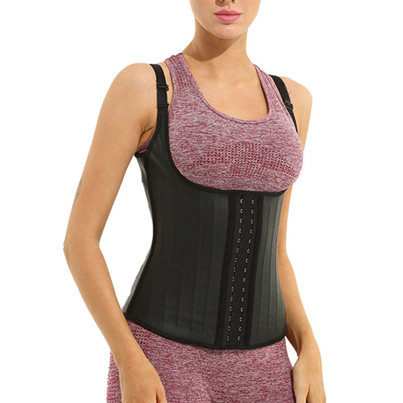Women's Latex European American Style Top Half Body Waist Trainer Shaper Vest