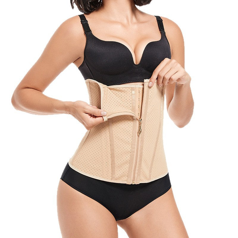 Summer European and American oversized thin latex waistband waist shaping top