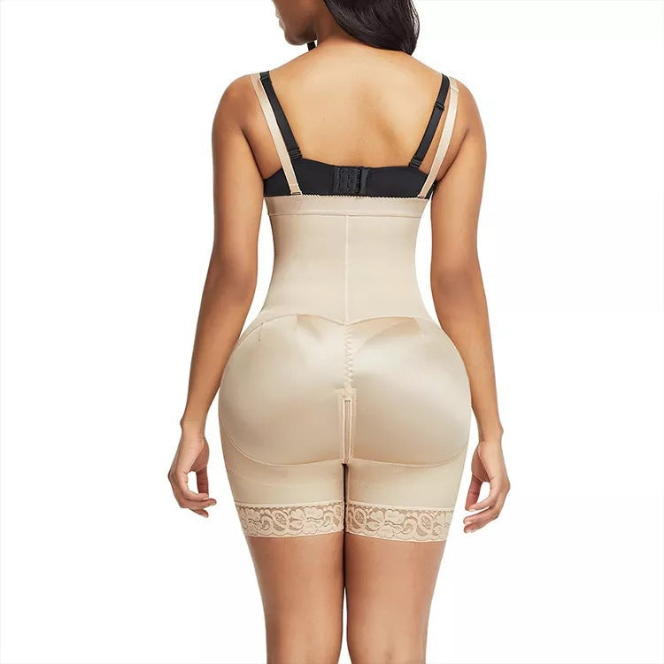 European and American side pull up plus size hip lifting tight shapewear