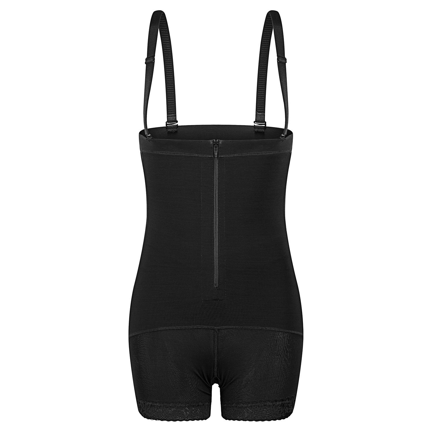 Large size detachable shoulder strap high waist and hip lifting integrated shapewear