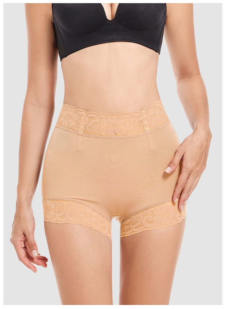 European and American tight fitting mid waist shaping pants without rolled edges