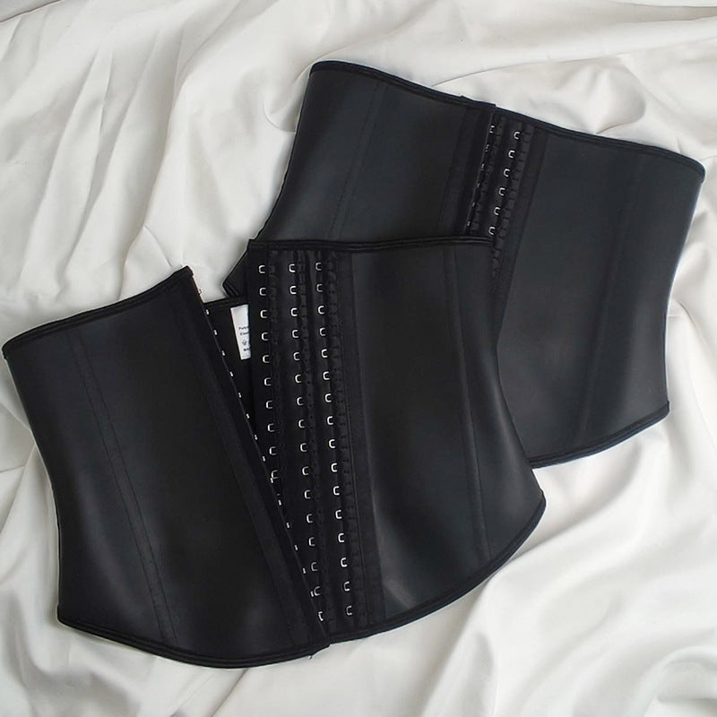 European and American 9 Fish Bone Matte Latex Waist, Abdominal Outdoor Body Shaping