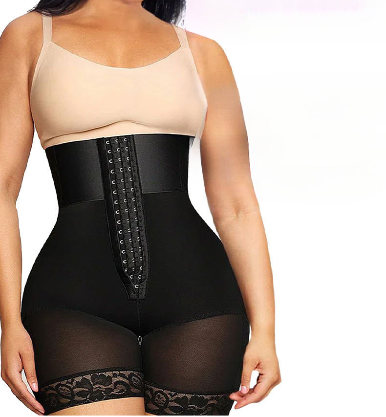 Enlarged women's high waisted buttock cushion lifting seamless non roll shaping pants