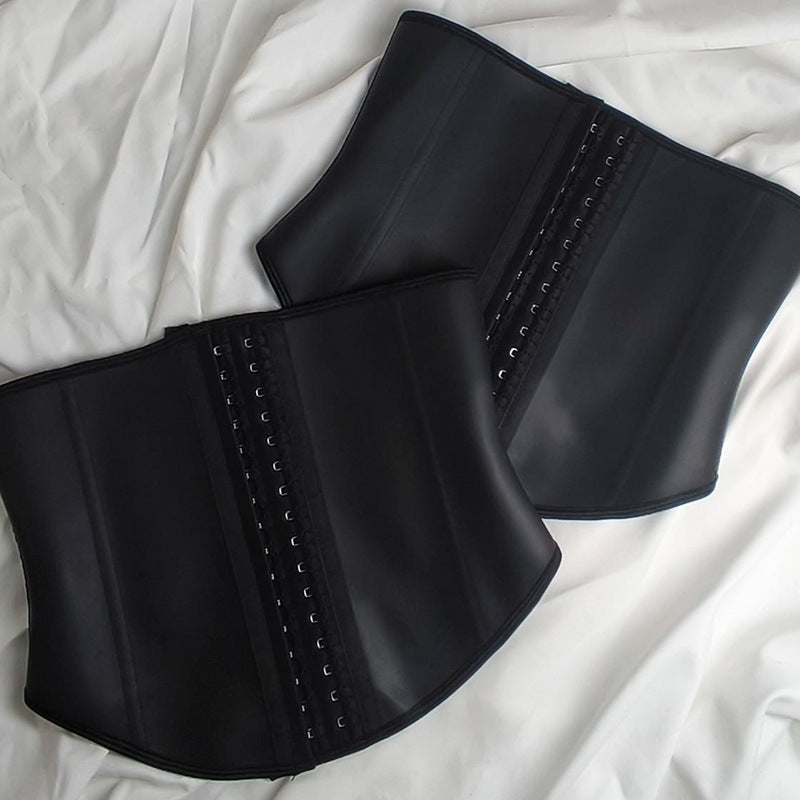 European and American 9 Fish Bone Matte Latex Waist, Abdominal Outdoor Body Shaping