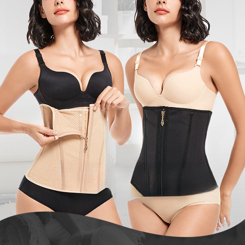 Summer European and American oversized thin latex waistband waist shaping top
