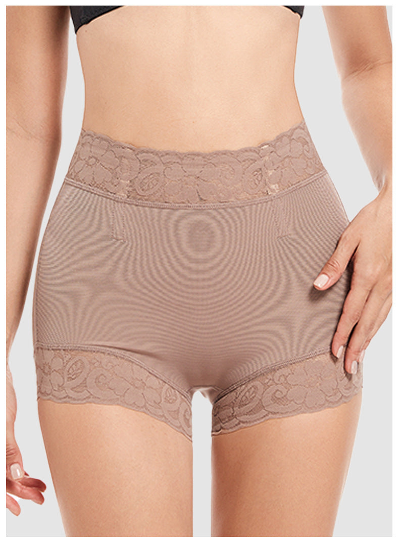 European and American tight fitting mid waist shaping pants without rolled edges