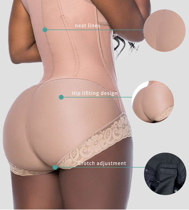 Plus Size Curvy Women Waist Cincher Body Shaper with Hip Enhancer and Butt Lifter