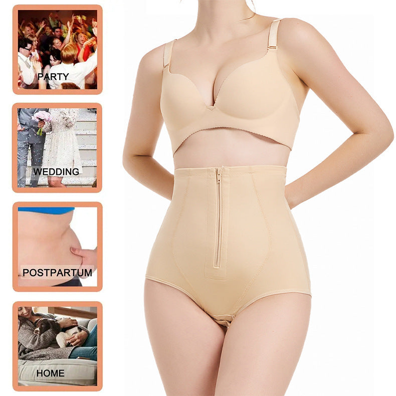 Plus Size Tummy Control Pants Body Shaping Tight Hip Lift Pants Waist Control Briefs
