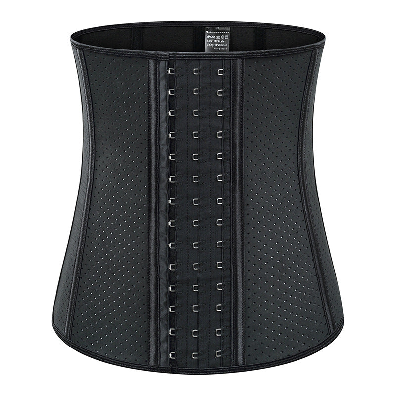 9 Steel Reinforced Latex Waist Sports Shaping Clothing Women's Belt Buckle Protector