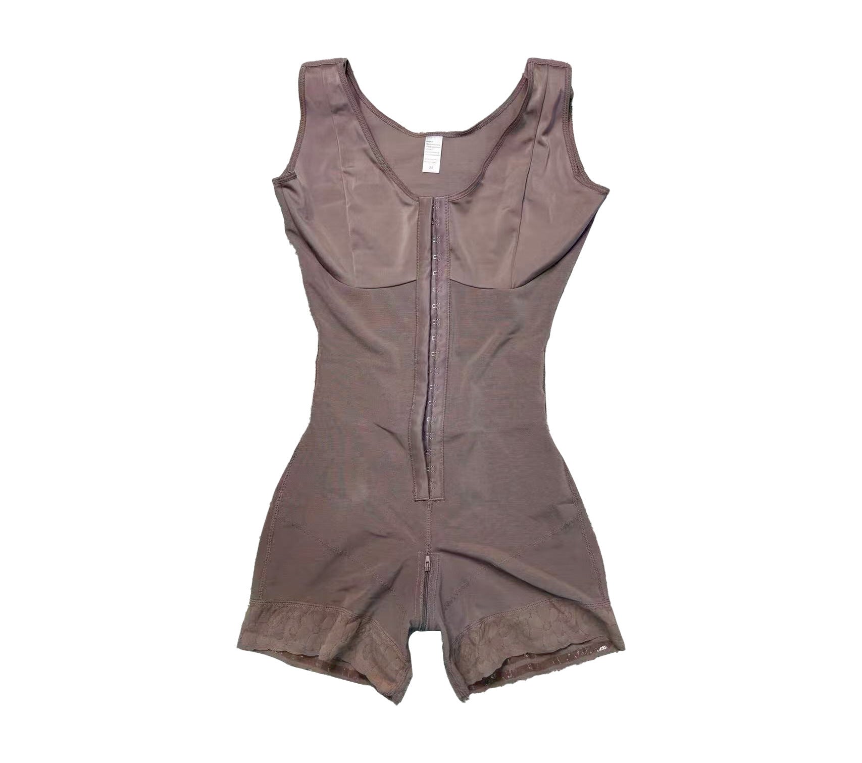 Increase the size of the full body hip lifting button shapewear, crotch zipper jumpsuit