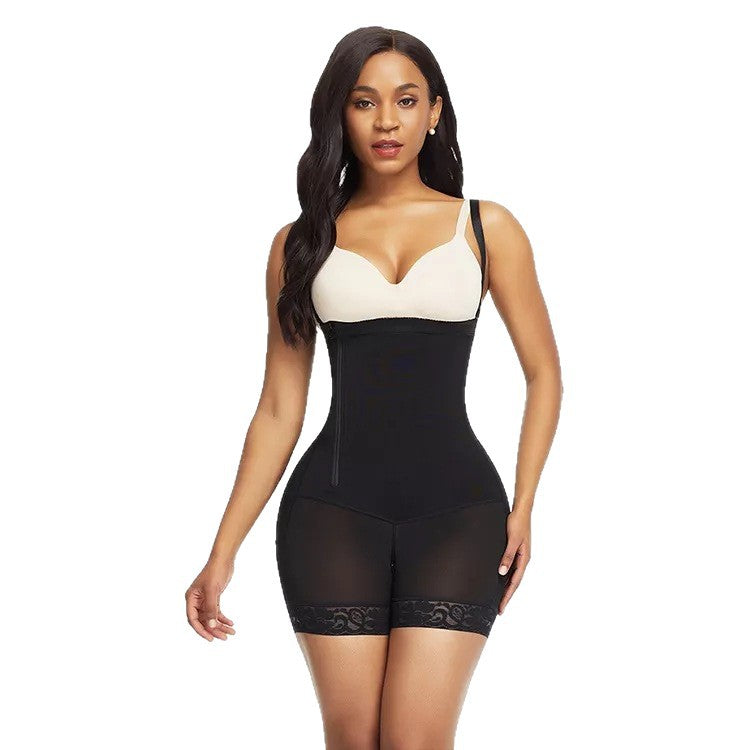 European and American side pull up plus size hip lifting tight shapewear