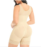 Increase the size of the full body hip lifting button shapewear, crotch zipper jumpsuit