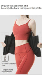 19 Steel Bone U-Shaped Sports Waist Trainer Latex Belt for Women Postpartum Recovery