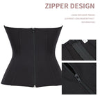 Fashionable Shaping Waist Cincher Corset with Seamless Zipper and Fishbone for Outerwear