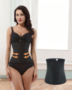 25 steel reinforced latex waist sports belt high elasticity shapewear