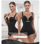 European and American Style Camisole Shapewear Body Shaping Lace Bodysuit Triangle Zipper Butt Lift Shapewear