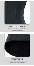Latex enlarged waist, tight corset, women's sports, fitness, and shaping