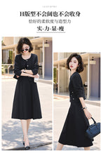 2025Autumn New Fashionable Elegant Slim Fit Round Neck Two-Piece Dress Set
