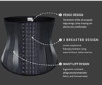 Latex enlarged waist, tight corset, women's sports, fitness, and shaping