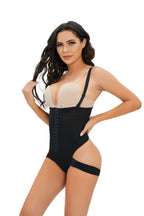 European and American high waisted abdominal belt button lifting hip tight shaping pants