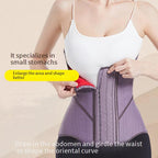 European and American latex purple [double-layer] waist belt tightens abdominal belt shaping