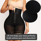 Enlarged women's high waisted buttock cushion lifting seamless non roll shaping pants