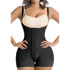 Four button plus size European and American style waist hip lifting jumpsuit