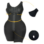 European and American detachable shoulder buckle postpartum abdominal plus size shapewear