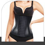 Latex enlarged waist, tight corset, women's sports, fitness, and shaping