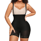 High Waist Detachable Strap Shapewear Bodysuit for Tummy Control and Butt Lifting Plus Size