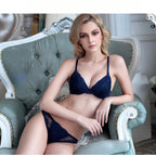 European and American Sexy Deep V Small Chest Enhancing Anti-Sagging Lace Bra Set